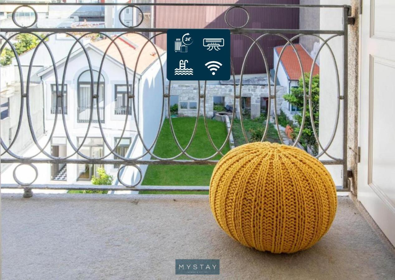 Mystay Porto Bolhao - Pool & Garden Exterior foto